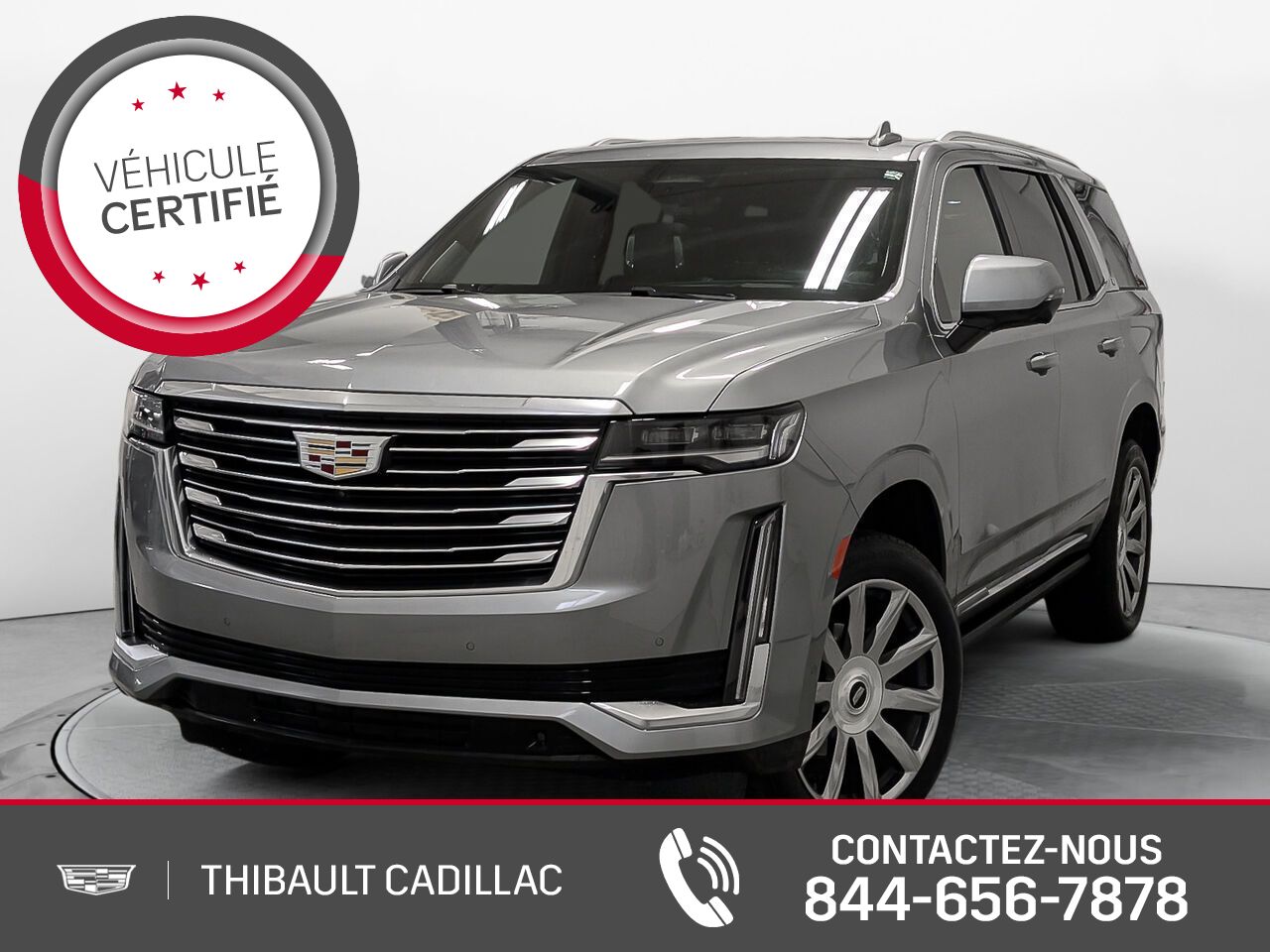 CADILLAC ESCALADE Platinum luxe haut de gamme 4 portes 4RM 2024 Gris Sherbrooke - photo #0