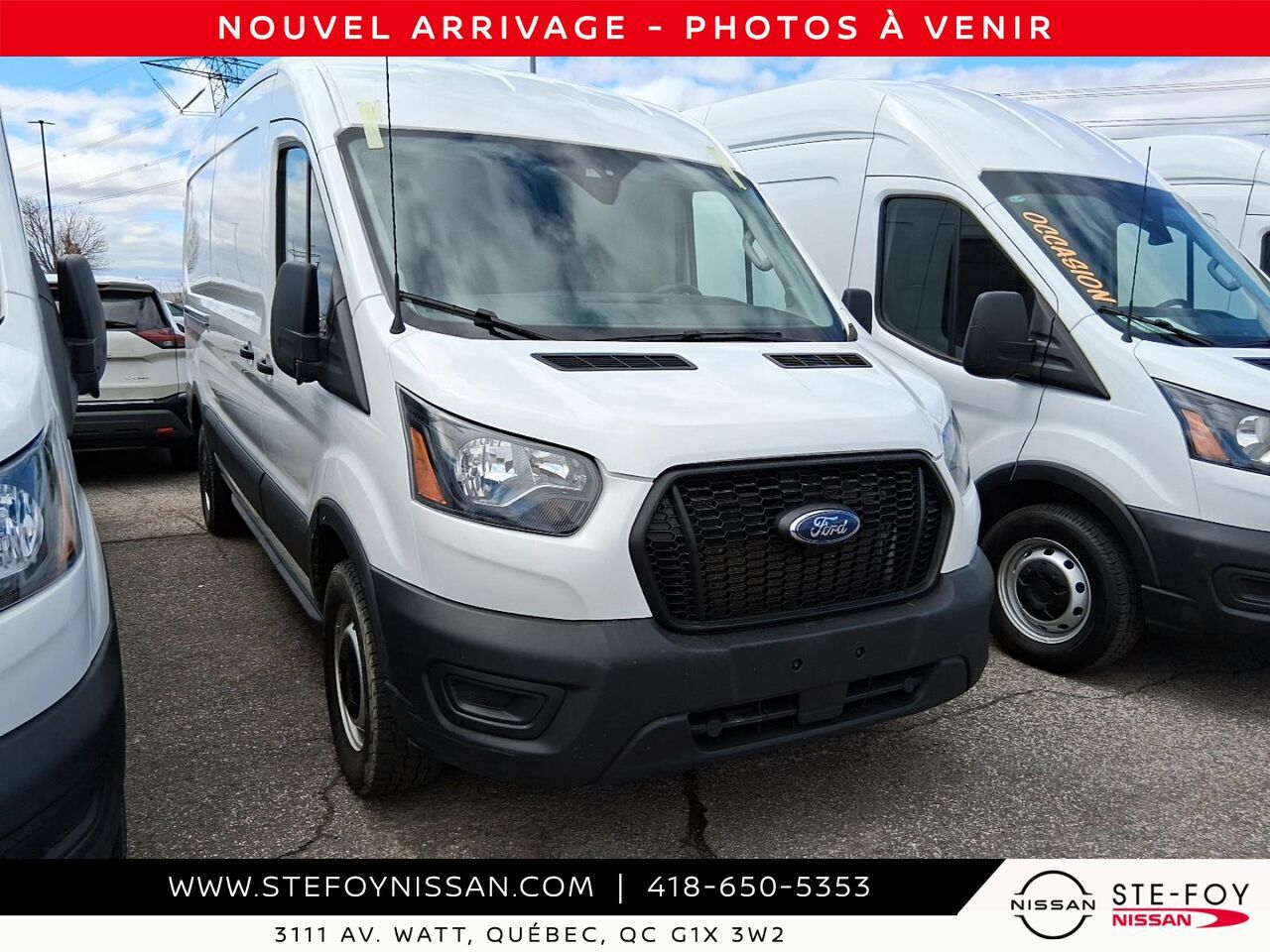 2024 Ford Transit T-250 PA Toit Moyen White Ste-Foy - photo #0