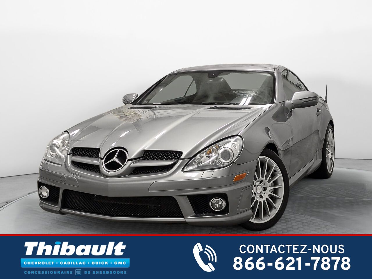 MERCEDES SLK 350 AMG Package Moteur V6 3.5L Convertible 2011 Gris Sherbrooke - photo #0