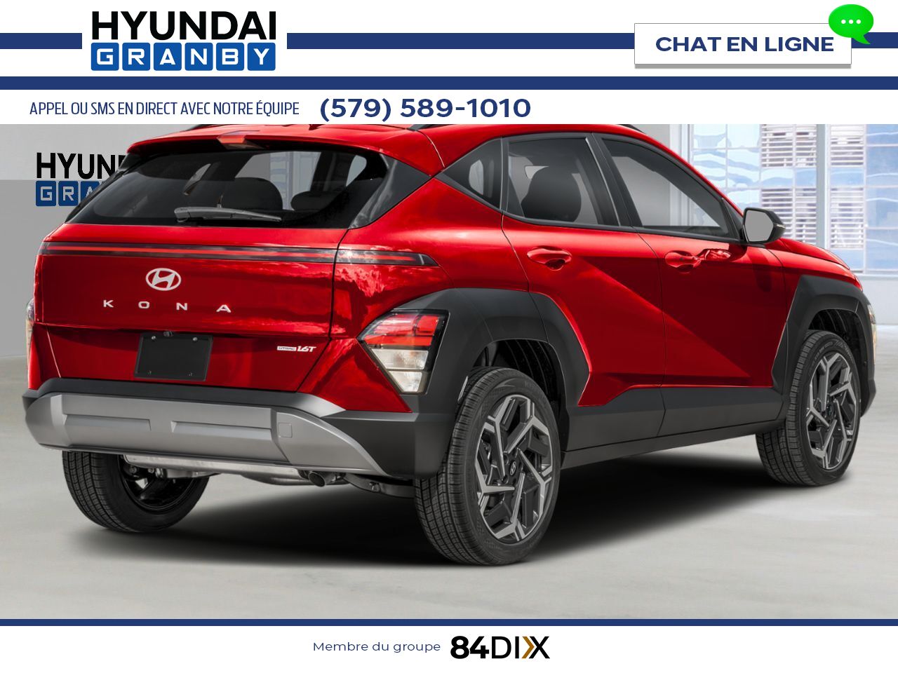 HYUNDAI Kona 2026 Rouge ultime Granby - photo #2