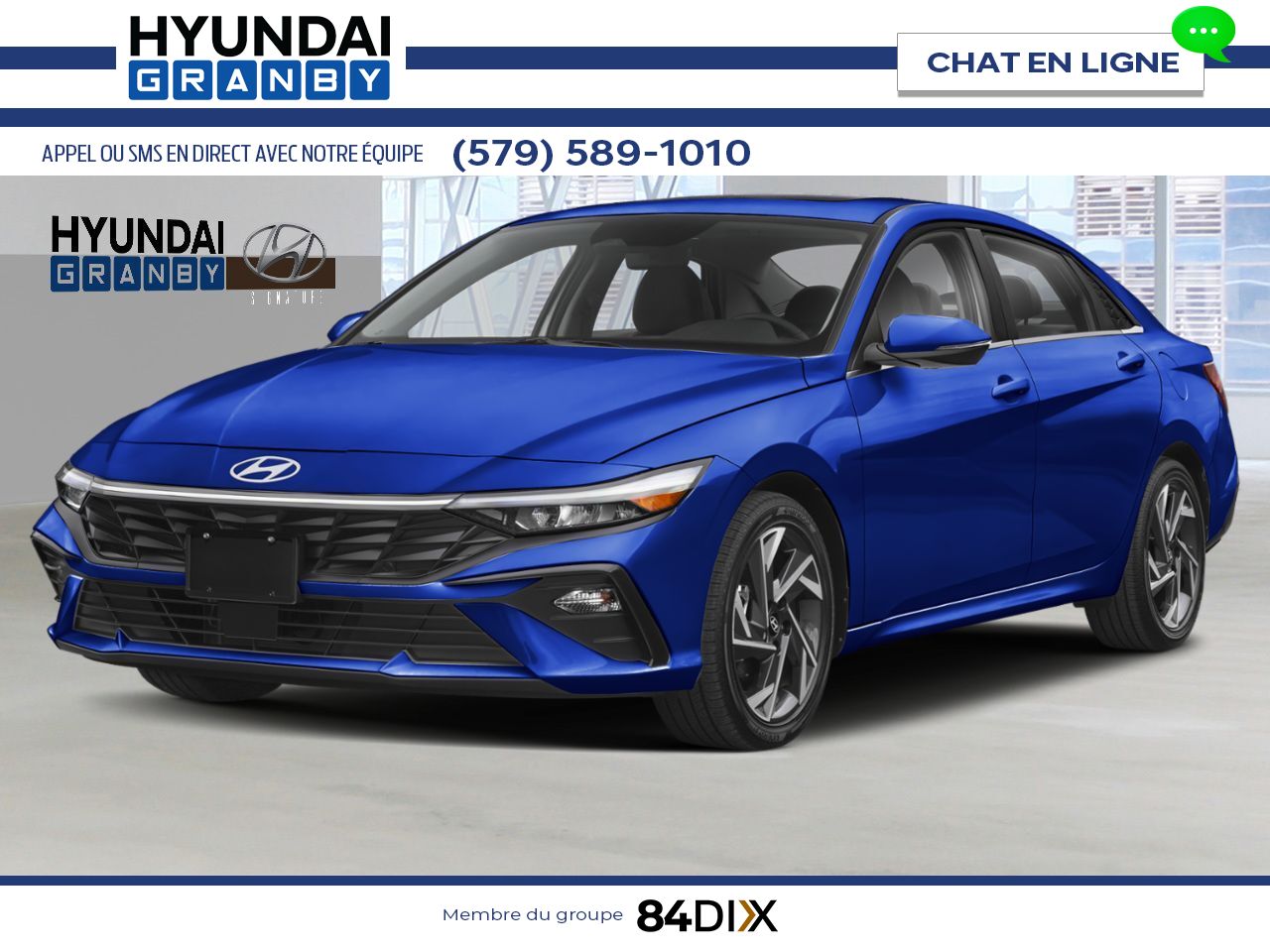 HYUNDAI Elantra hybride 2026 Bleu intense Granby - photo #0