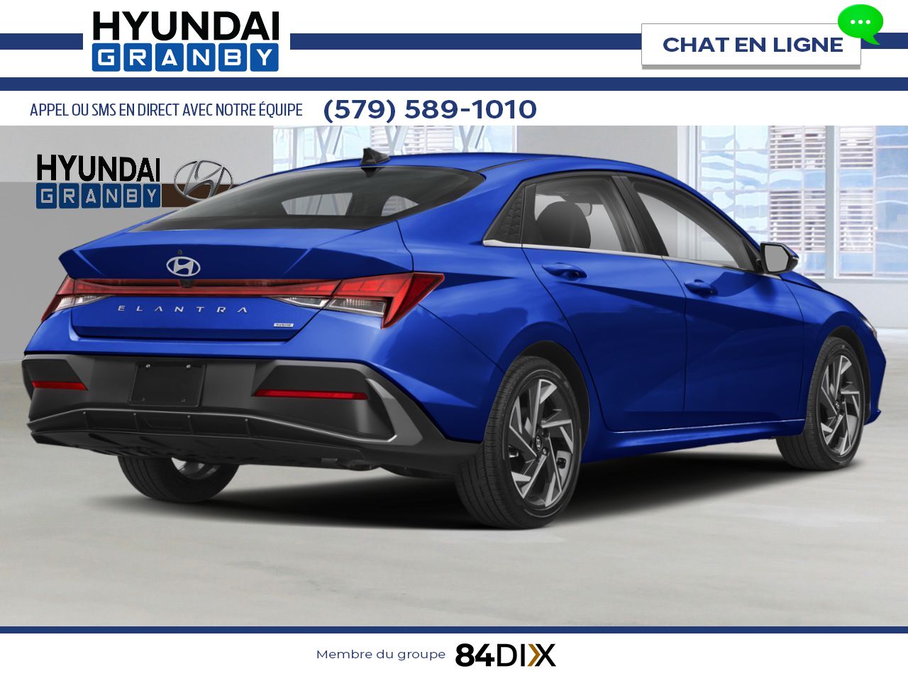 HYUNDAI Elantra hybride 2026 Bleu intense Granby - photo #2