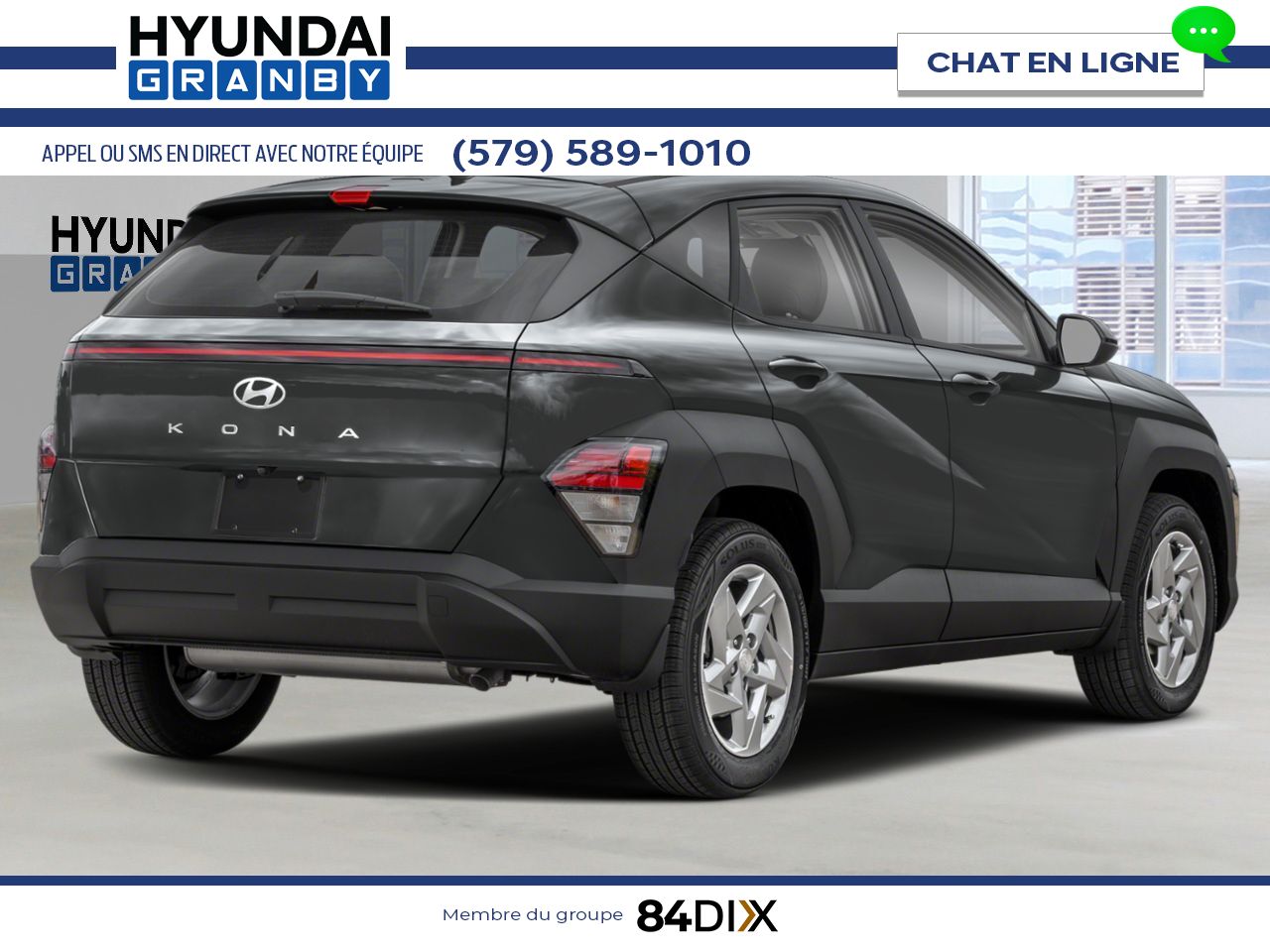 HYUNDAI Kona 2026 Gris &eacute;cotronique Granby - photo #2