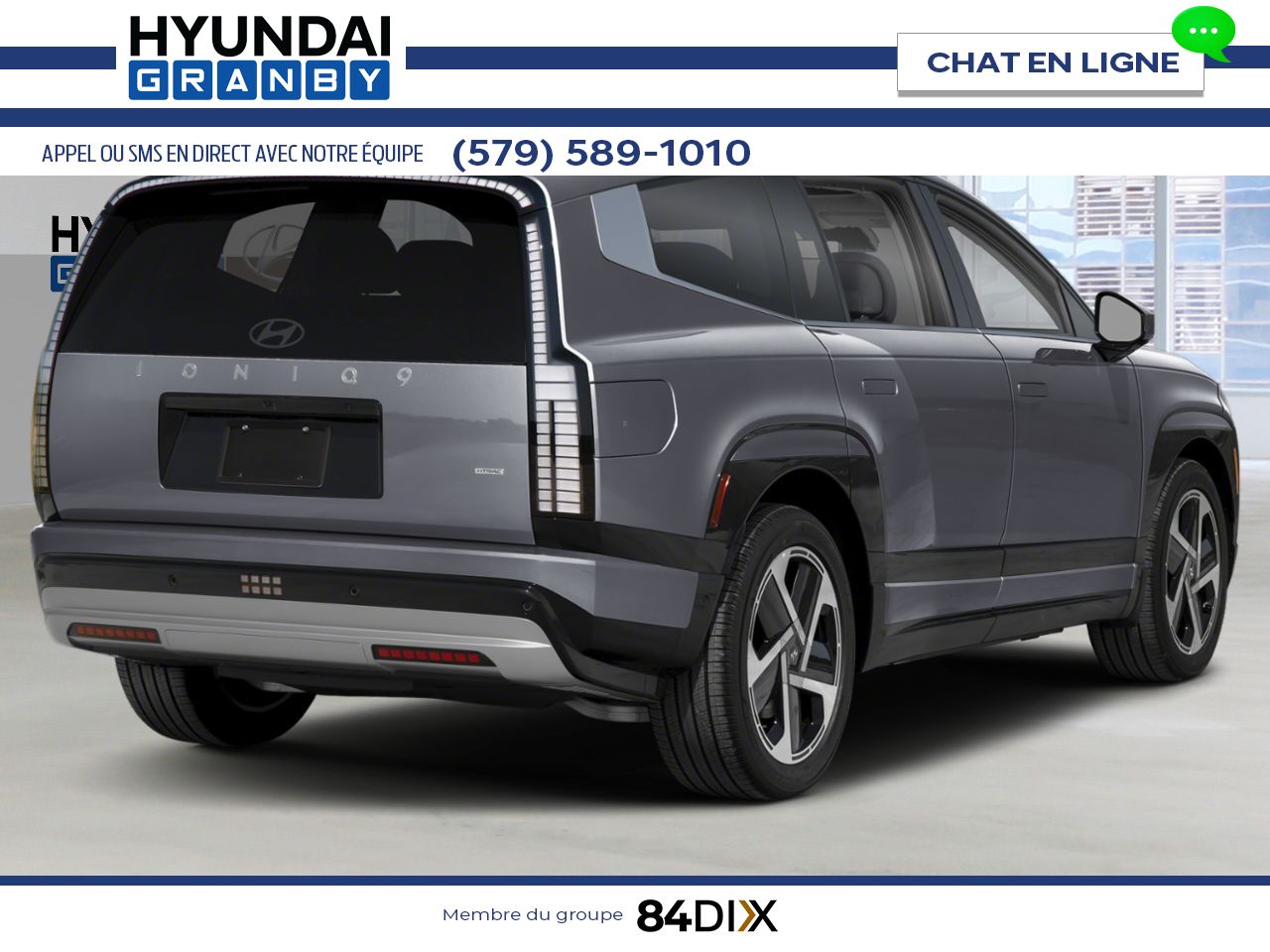 HYUNDAI IONIQ 9 2026 Gris nocturne Granby - photo #2