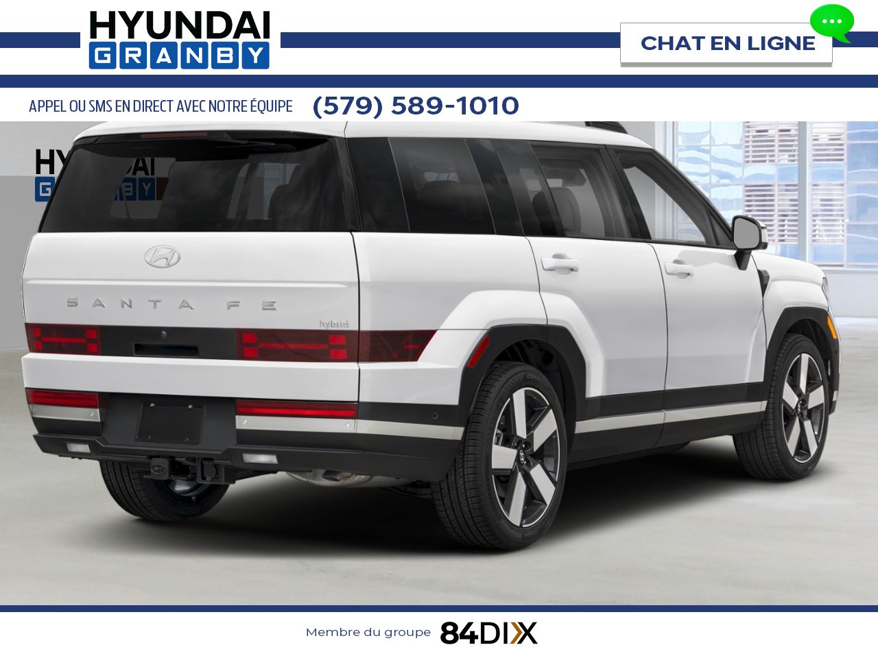 HYUNDAI SANTA FE PREFERRED HEV TREND 2026 Blanc Granby - photo #2