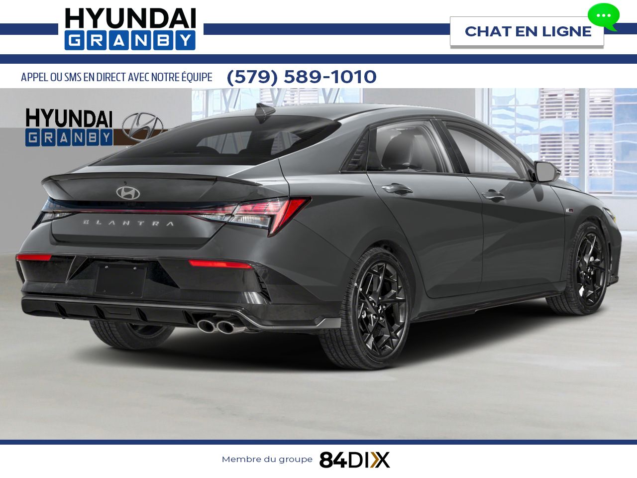 HYUNDAI Elantra 2025 Gris &eacute;cotronique Granby - photo #2