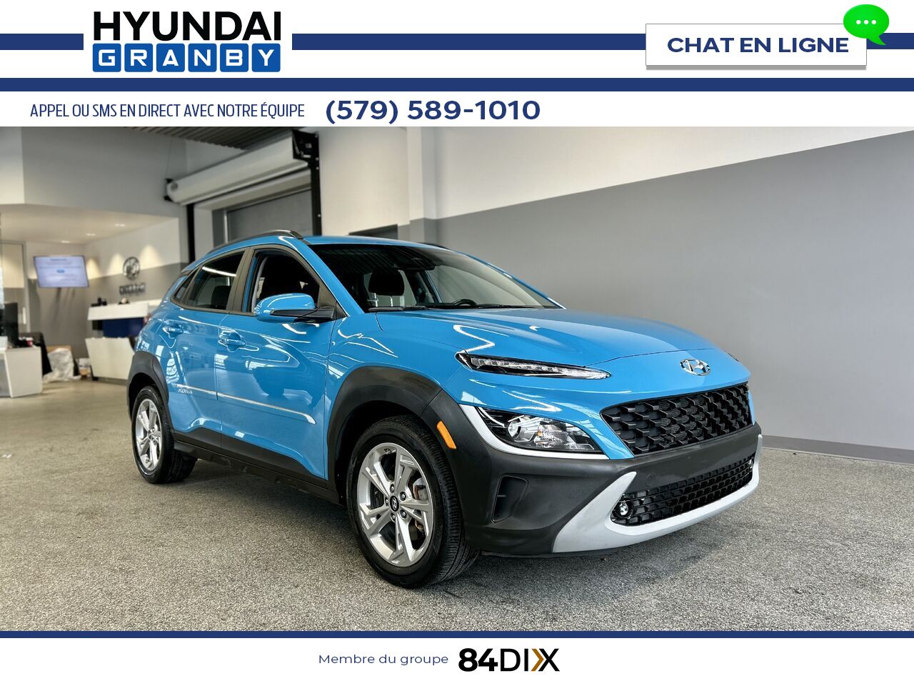 2022 Hyundai Kona Blue Granby - photo #0