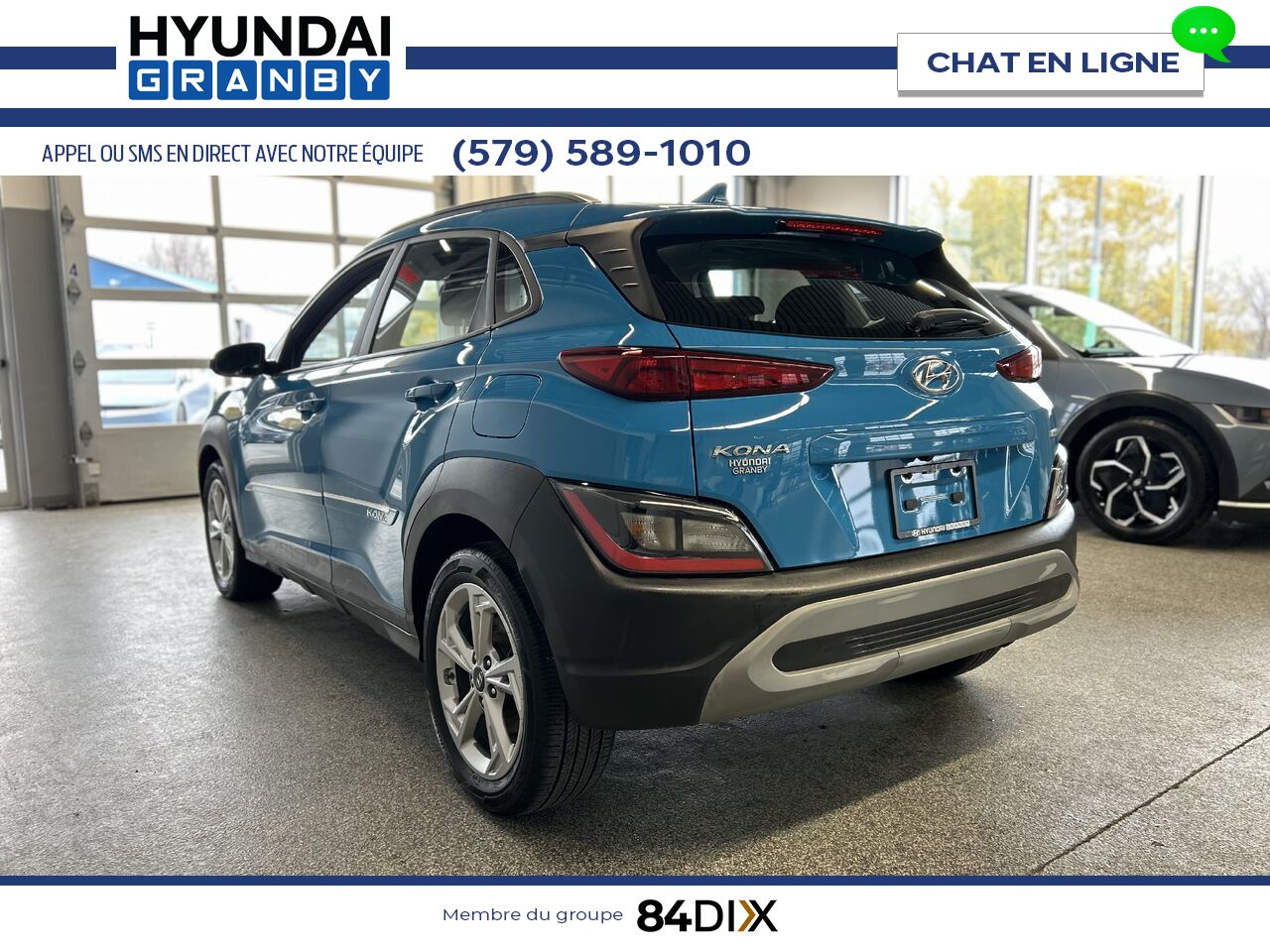 2022 Hyundai Kona Blue Granby - photo #4