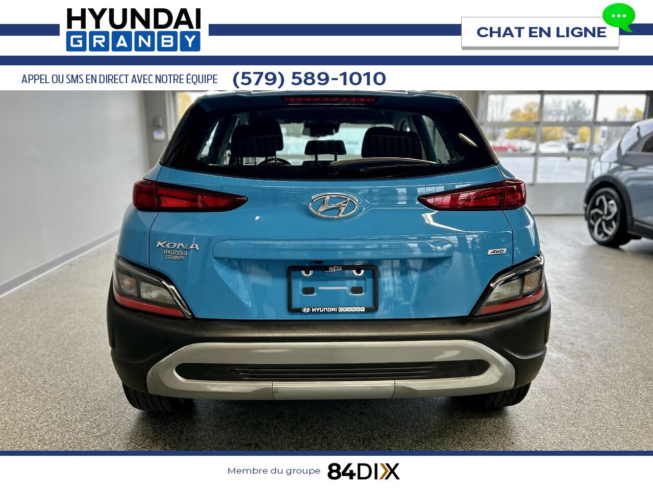 2022 Hyundai Kona Blue Granby - photo #5