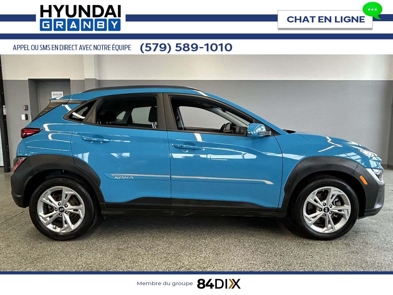 2022 Hyundai Kona Blue Granby - photo #7