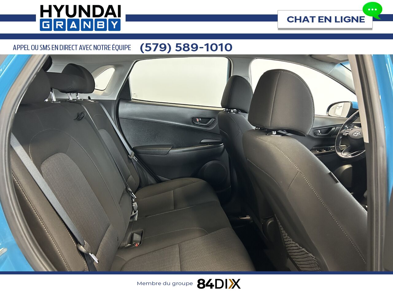 2022 Hyundai Kona Blue Granby - photo #23