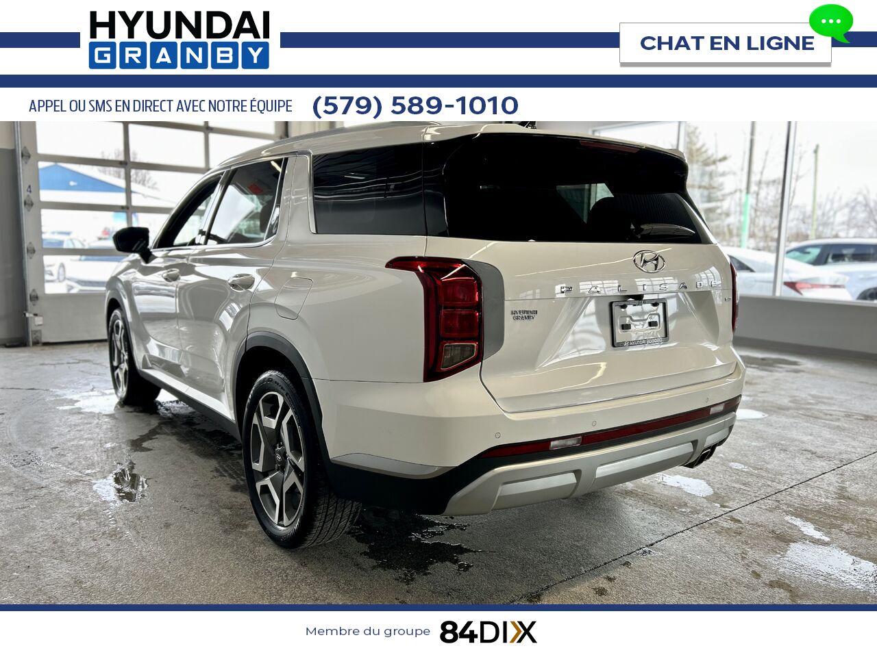 Hyundai Palisade 2023 Blanc Granby - photo #4