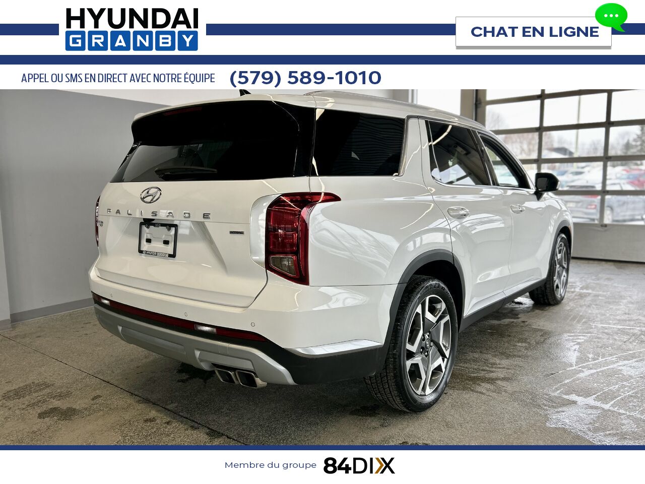 Hyundai Palisade 2023 Blanc Granby - photo #6