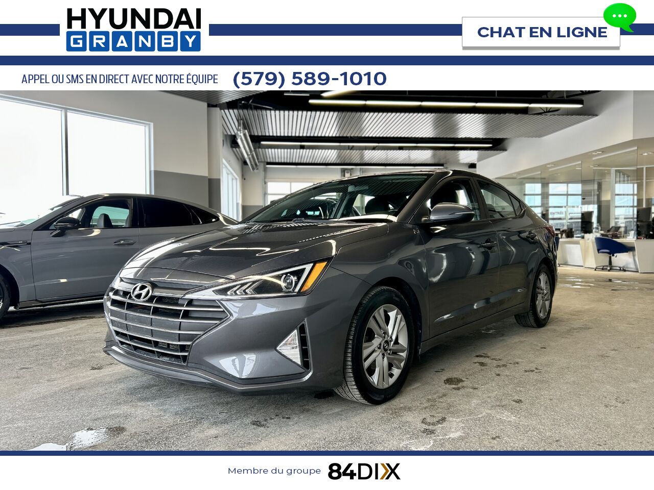 2020 Hyundai Elantra Grey Granby - photo #3