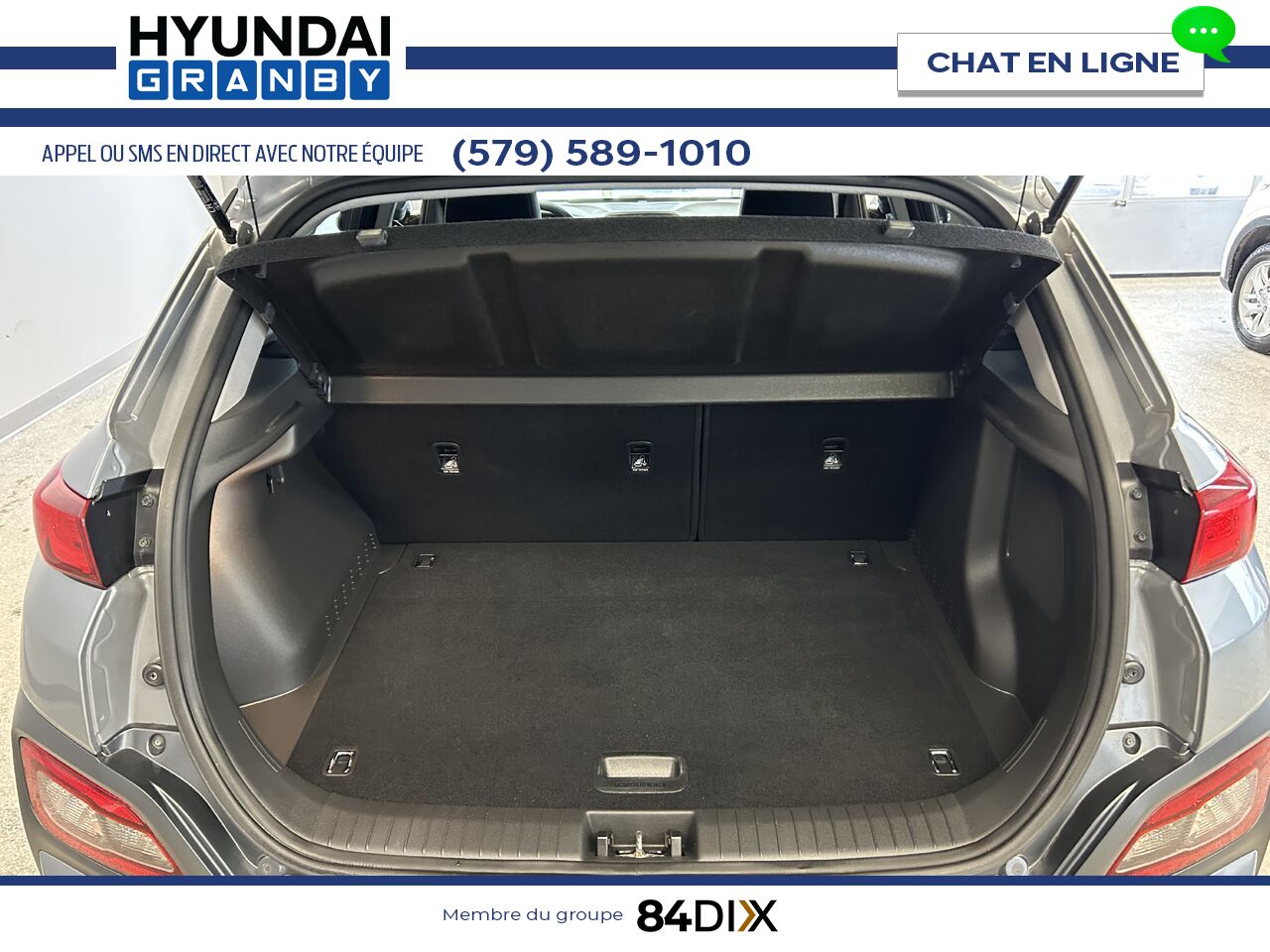 Hyundai Kona &eacute;lectrique 2021 Gris Granby - photo #25