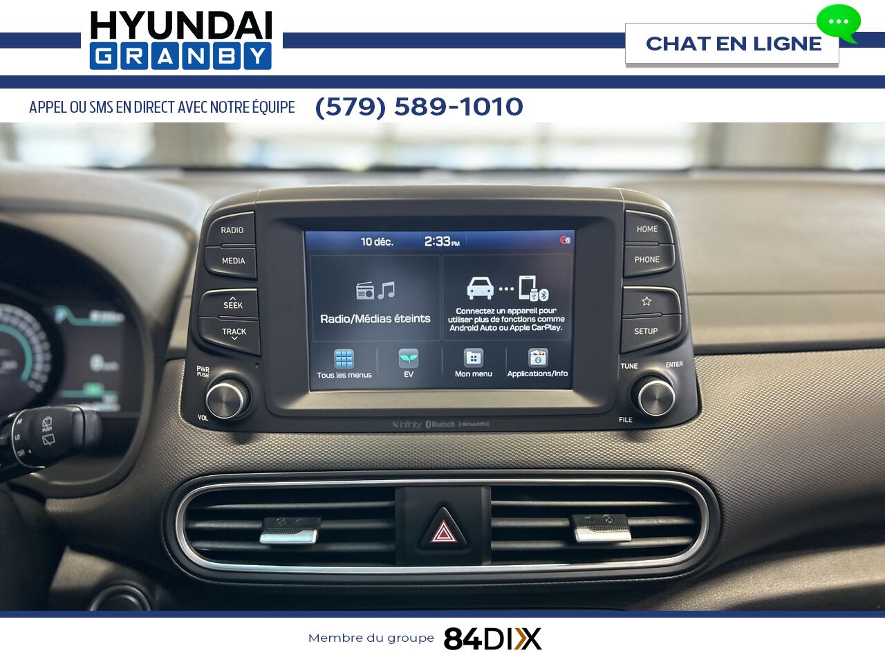 Hyundai Kona &eacute;lectrique 2021 Gris Granby - photo #16