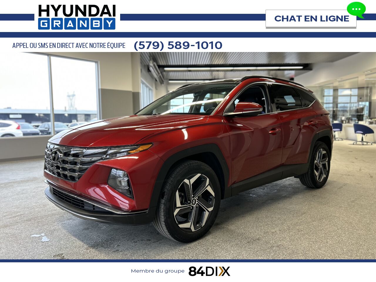 Hyundai Tucson hybride 2023 Rouge Granby - photo #3