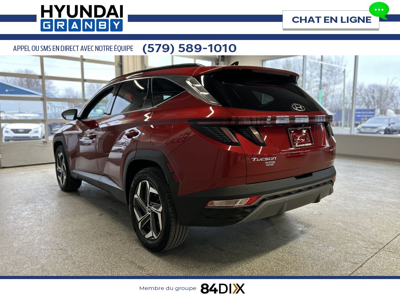 Hyundai Tucson hybride 2023 Rouge Granby - photo #4