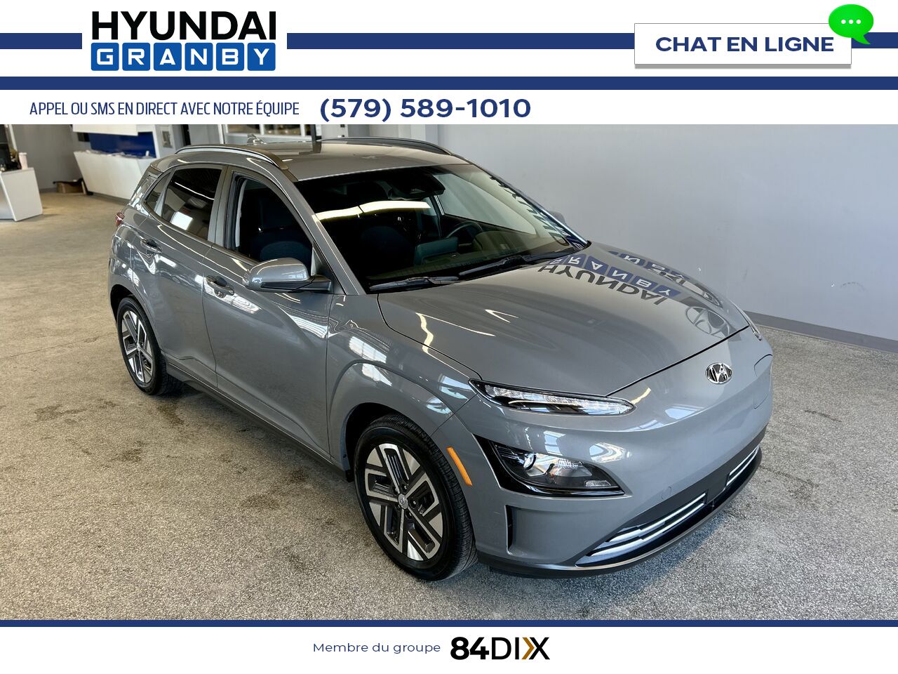 2023 Hyundai Kona Electric Grey Granby - photo #1
