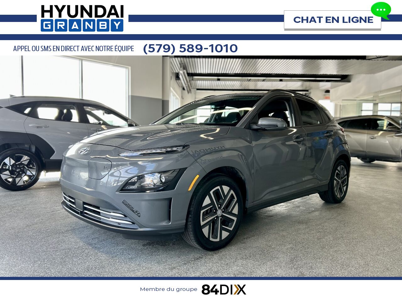 2023 Hyundai Kona Electric Grey Granby - photo #3