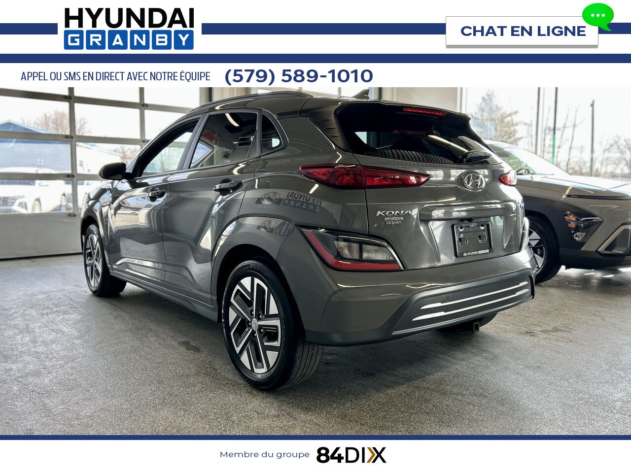2023 Hyundai Kona Electric Grey Granby - photo #4