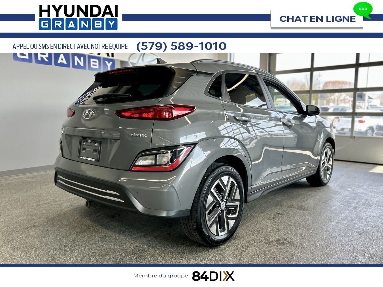 2023 Hyundai Kona Electric Grey Granby - photo #6