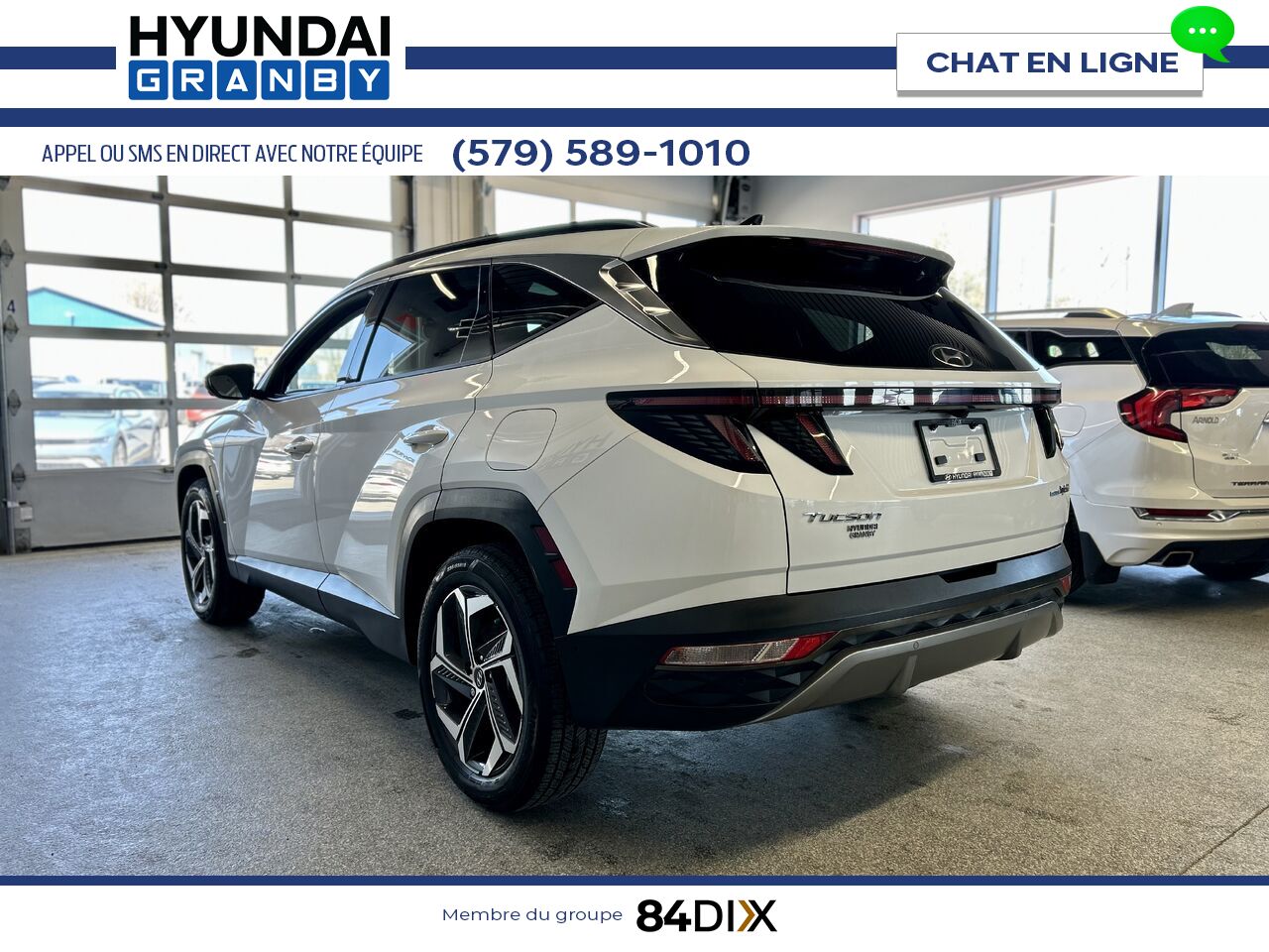 2023 Hyundai Tucson Hybrid White Granby - photo #4