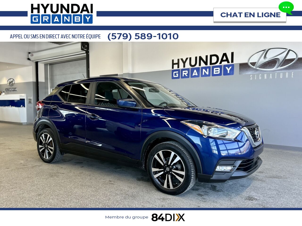 2020 Nissan Kicks Blue Granby - photo #0
