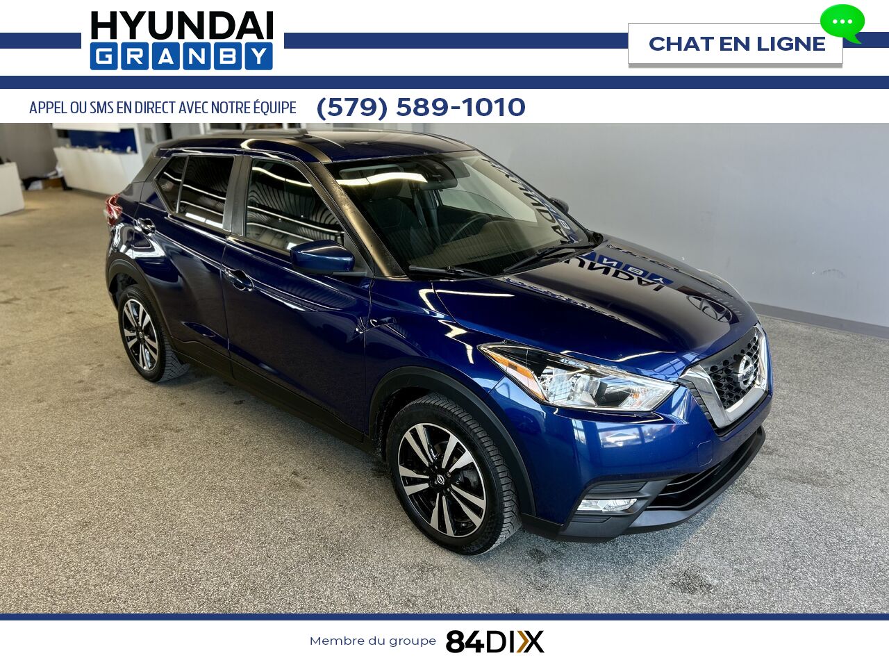 2020 Nissan Kicks Blue Granby - photo #1