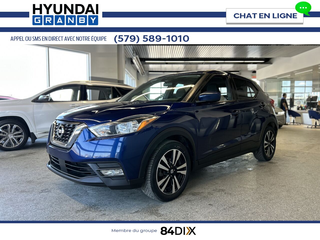 2020 Nissan Kicks Blue Granby - photo #3