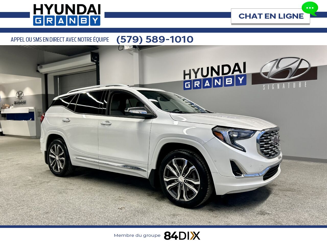 GMC Terrain 2020 Blanc Granby - photo #0