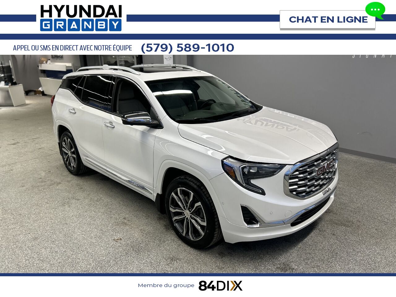 GMC Terrain 2020 Blanc Granby - photo #1