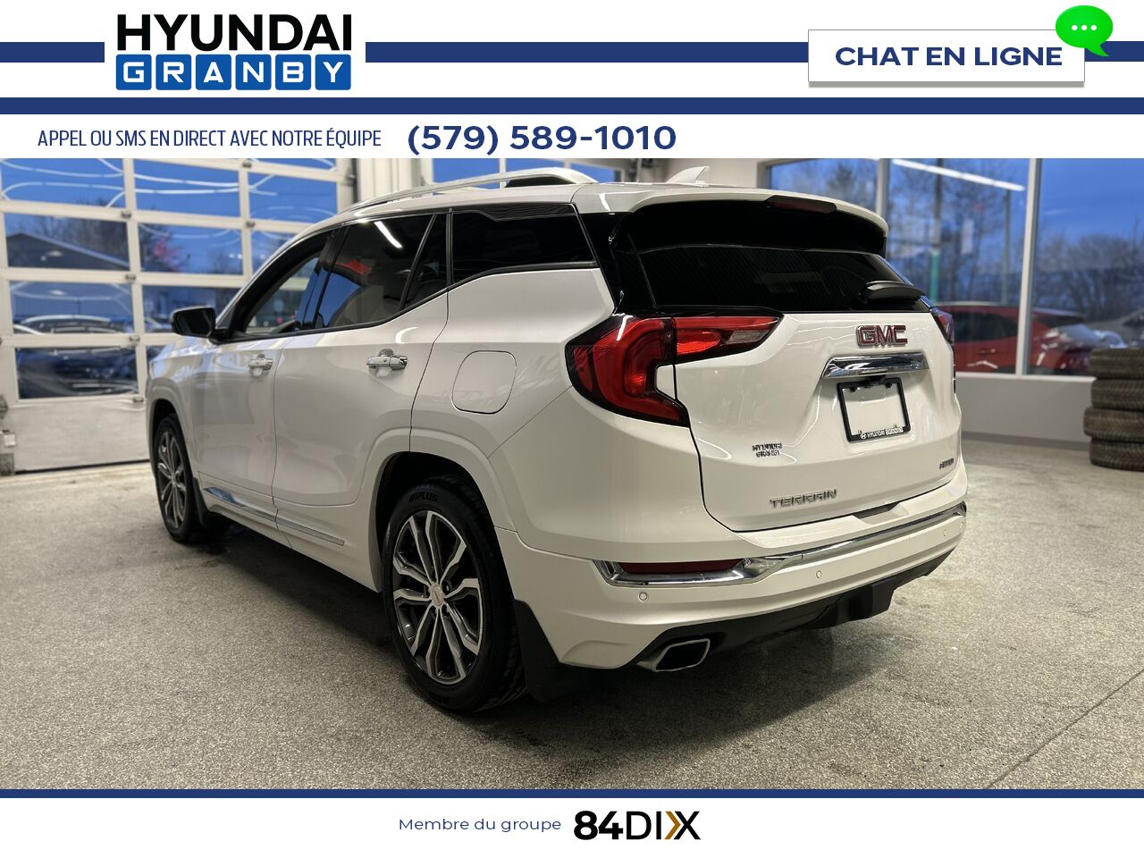 GMC Terrain 2020 Blanc Granby - photo #4