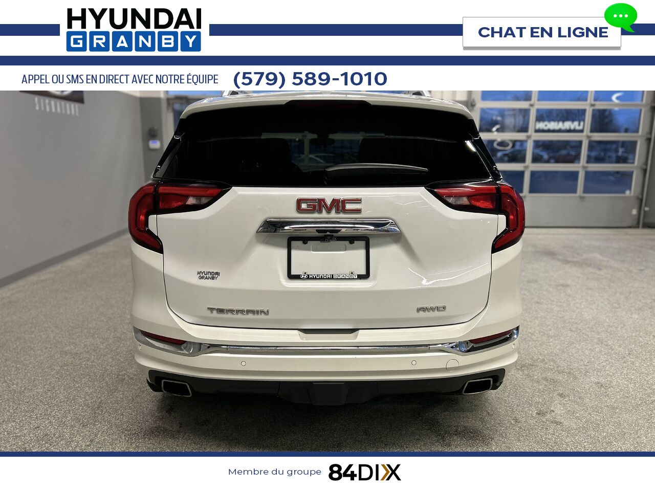 GMC Terrain 2020 Blanc Granby - photo #5