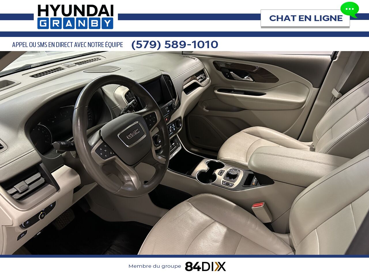 GMC Terrain 2020 Blanc Granby - photo #10