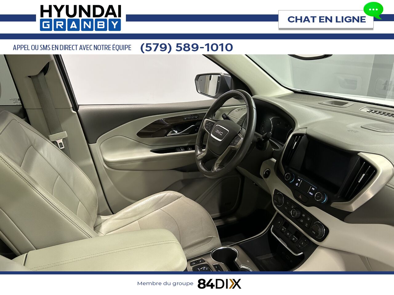 GMC Terrain 2020 Blanc Granby - photo #21