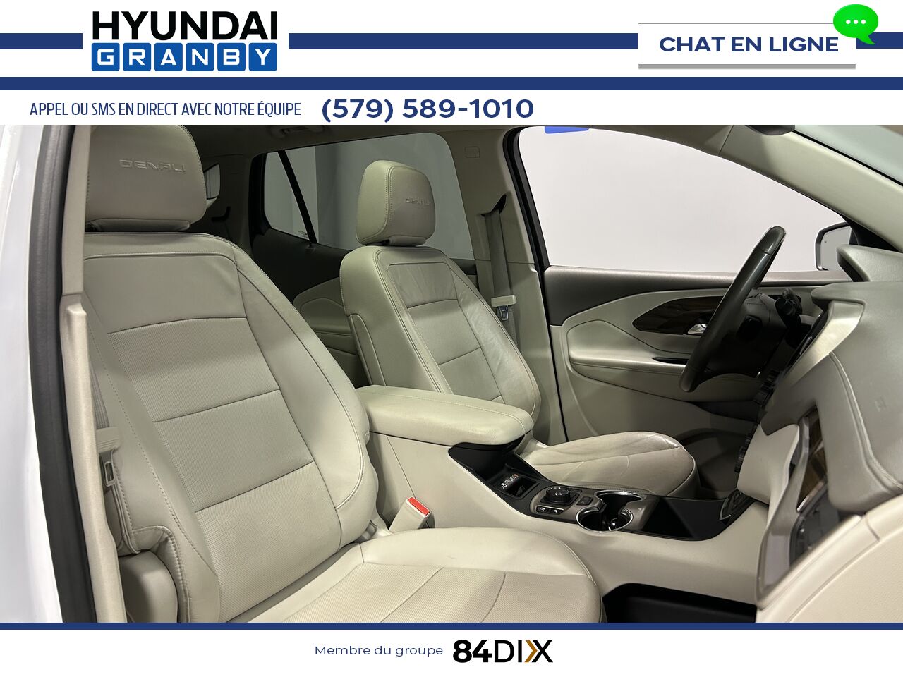 GMC Terrain 2020 Blanc Granby - photo #23