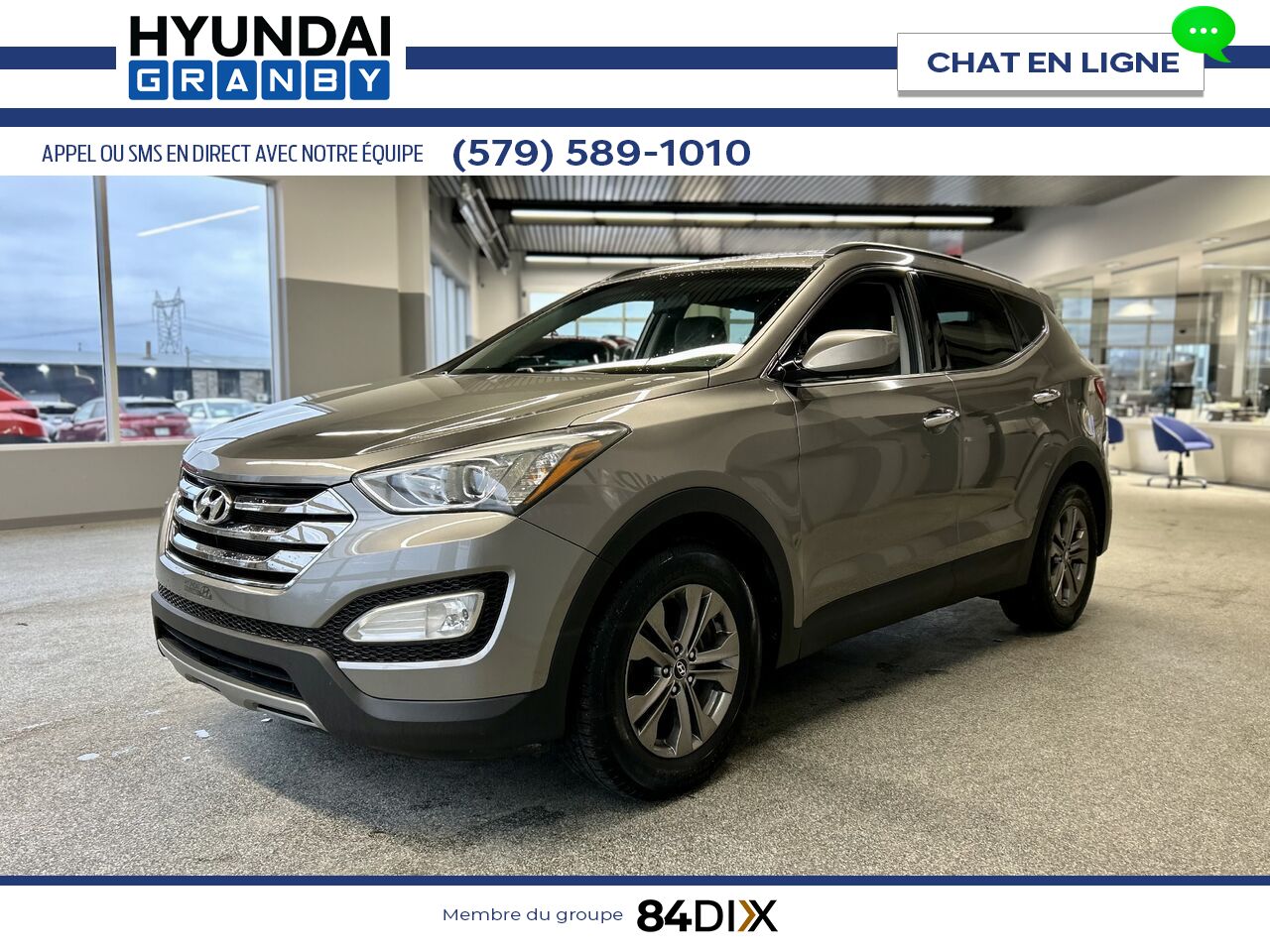 Hyundai Santa Fe 2013 Gris Granby - photo #2