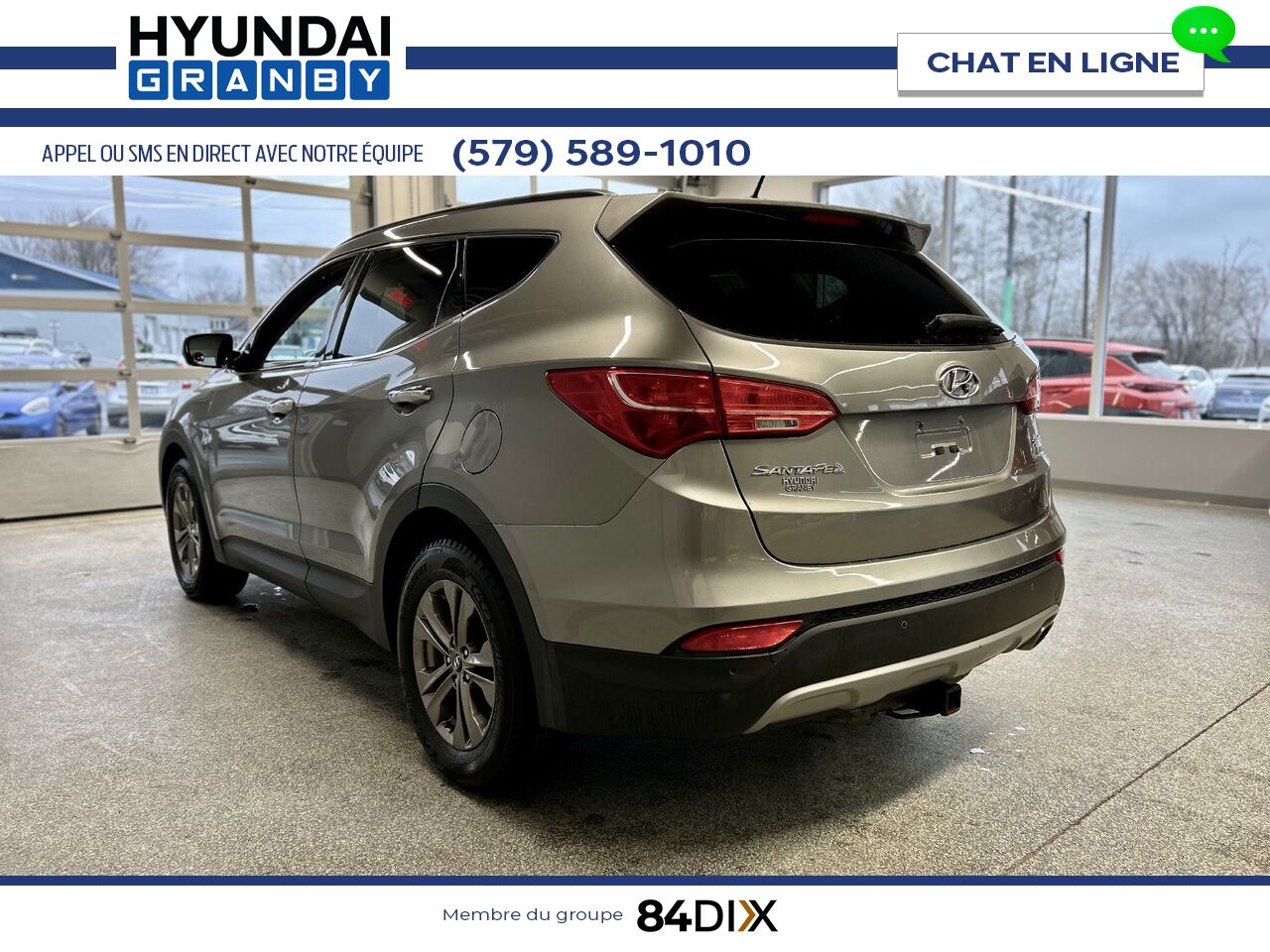 Hyundai Santa Fe 2013 Gris Granby - photo #3