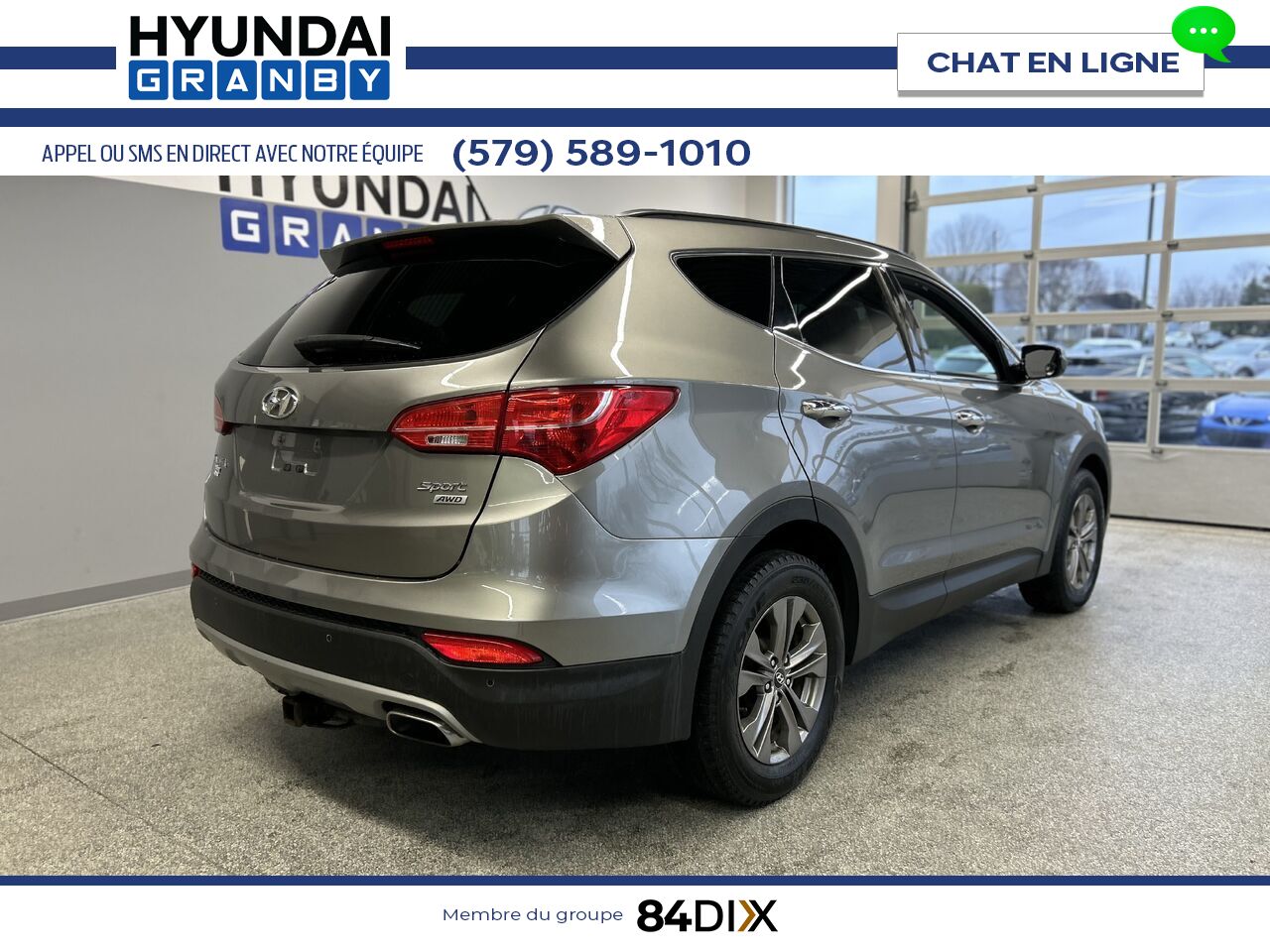 Hyundai Santa Fe 2013 Gris Granby - photo #5
