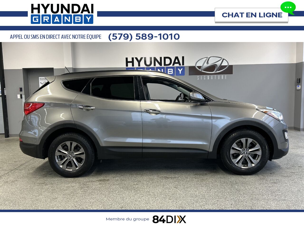Hyundai Santa Fe 2013 Gris Granby - photo #6