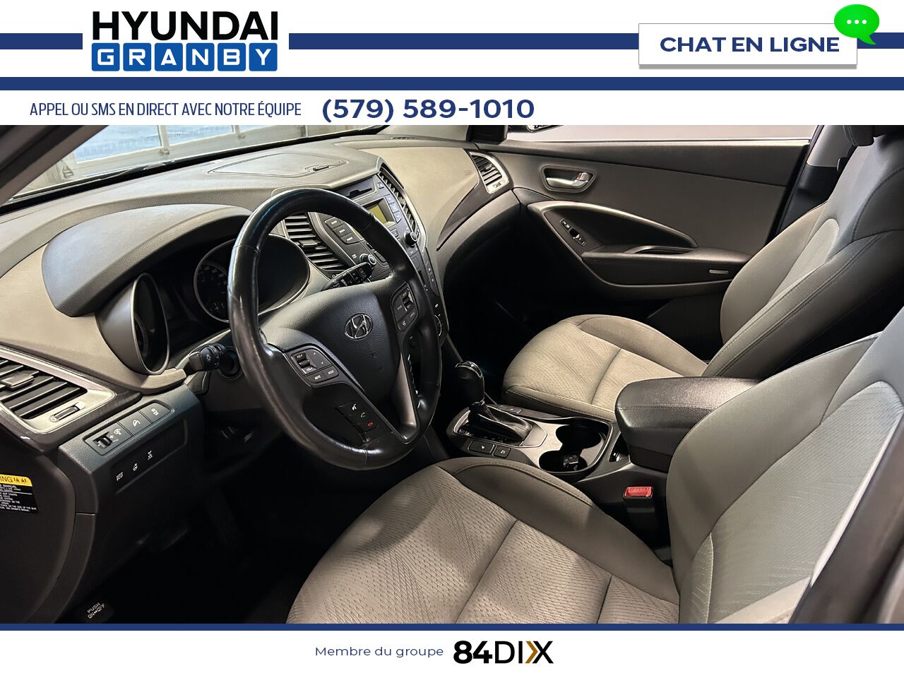 Hyundai Santa Fe 2013 Gris Granby - photo #8