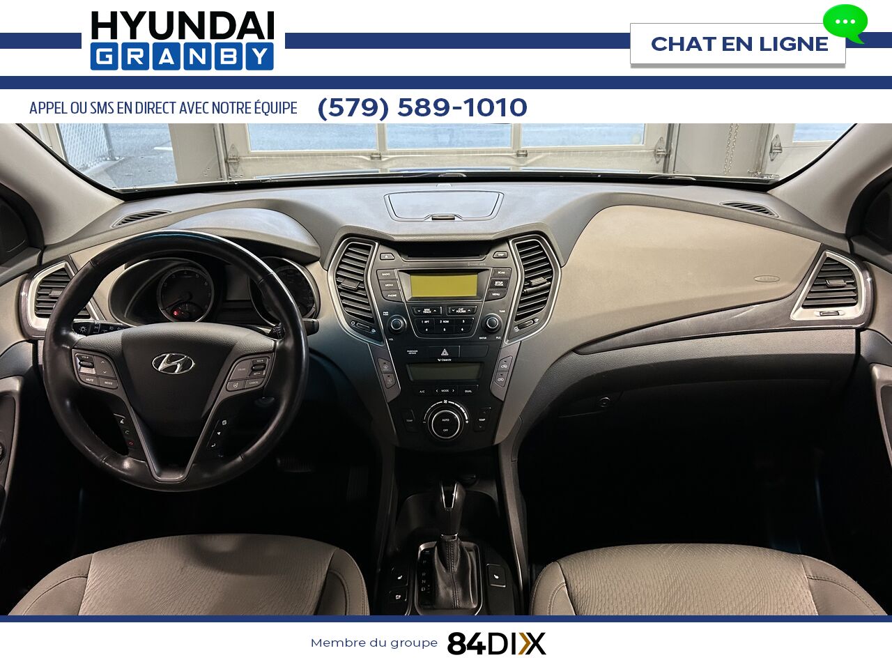 Hyundai Santa Fe 2013 Gris Granby - photo #11