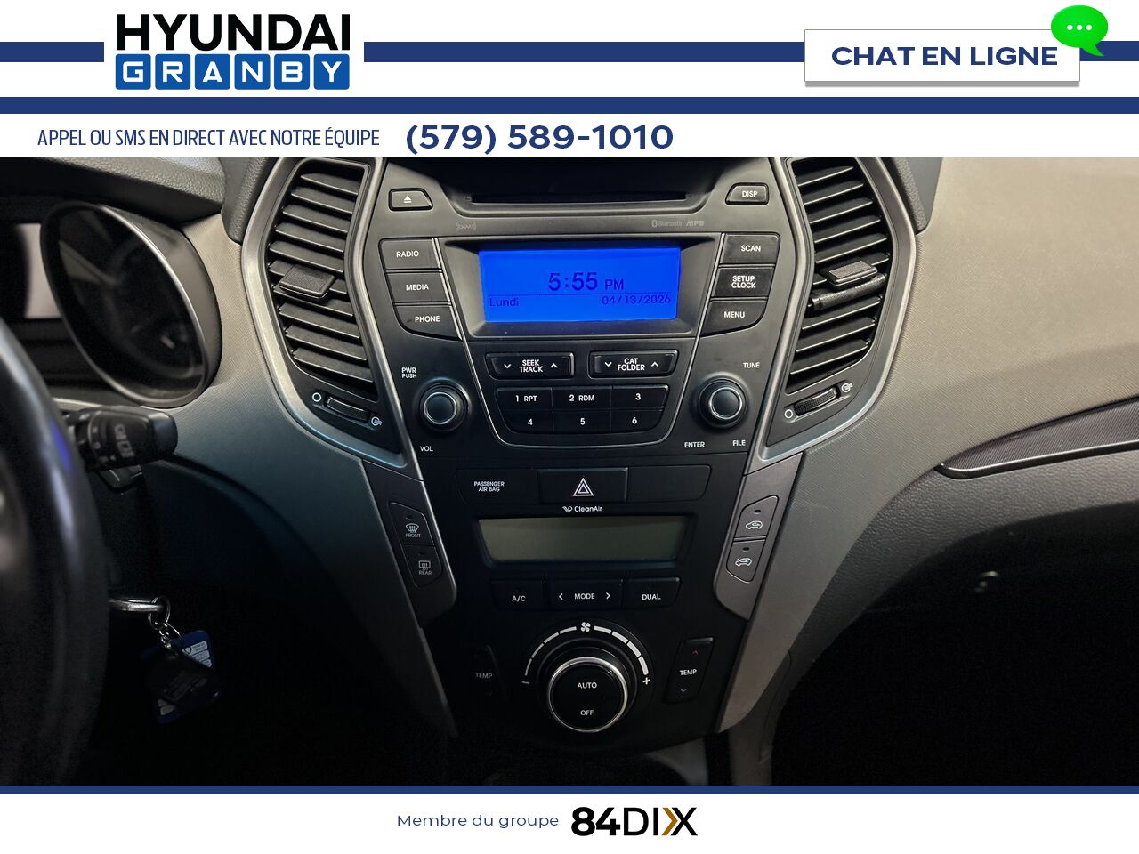 Hyundai Santa Fe 2013 Gris Granby - photo #15