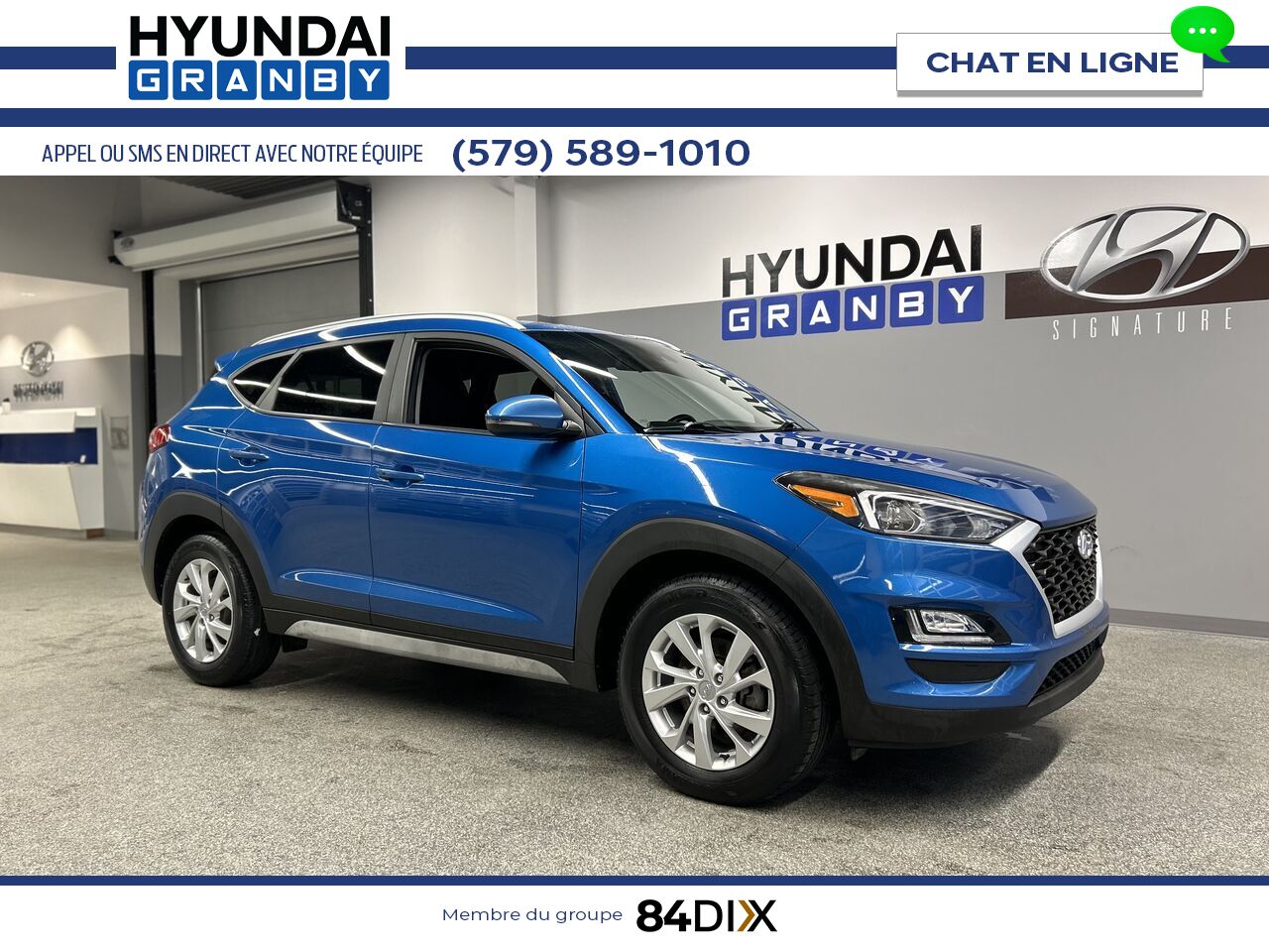 Hyundai Tucson 2020 Bleu Granby - photo #0