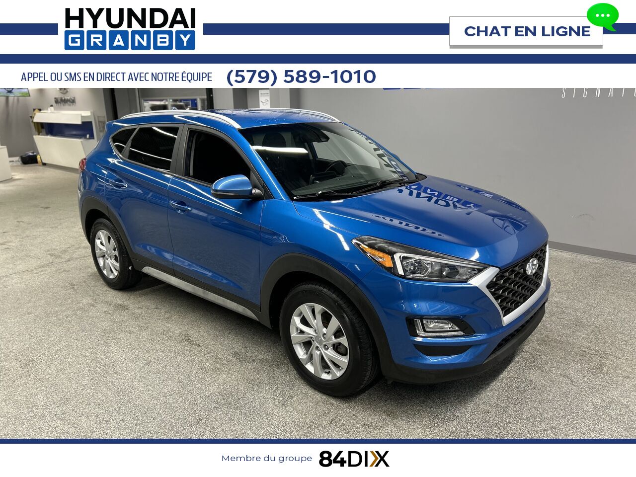 Hyundai Tucson 2020 Bleu Granby - photo #1