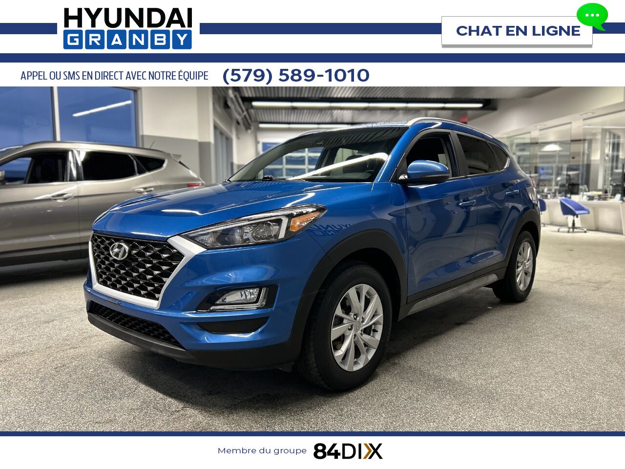 Hyundai Tucson 2020 Bleu Granby - photo #3