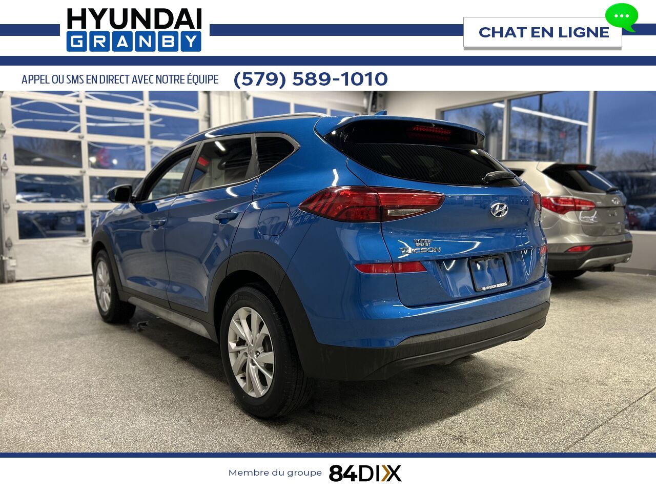 Hyundai Tucson 2020 Bleu Granby - photo #4