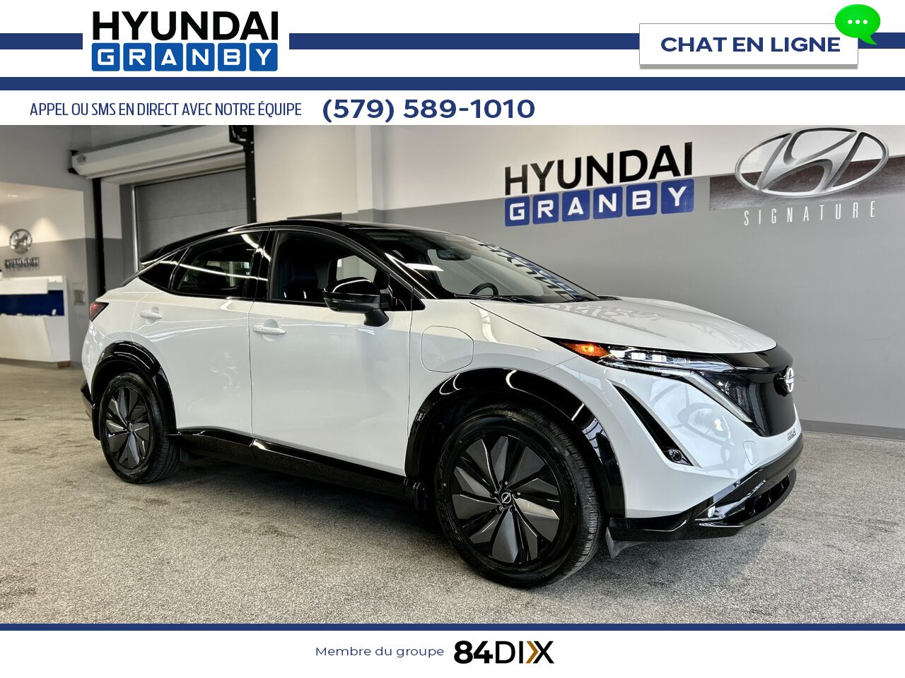 Nissan ARIYA 2024 Blanc Granby - photo #0