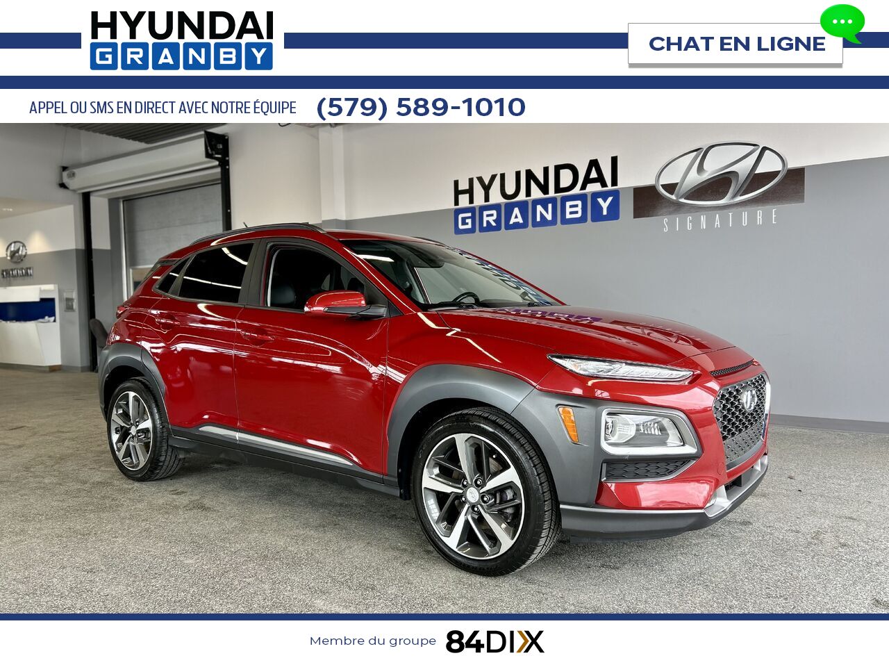 2018 Hyundai Kona Red Granby - photo #0